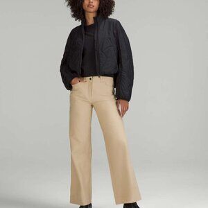 BNWT Lululemon City Sleek 5 Pocket High-Rise Wide-Leg Pant *Light Utilitech 26